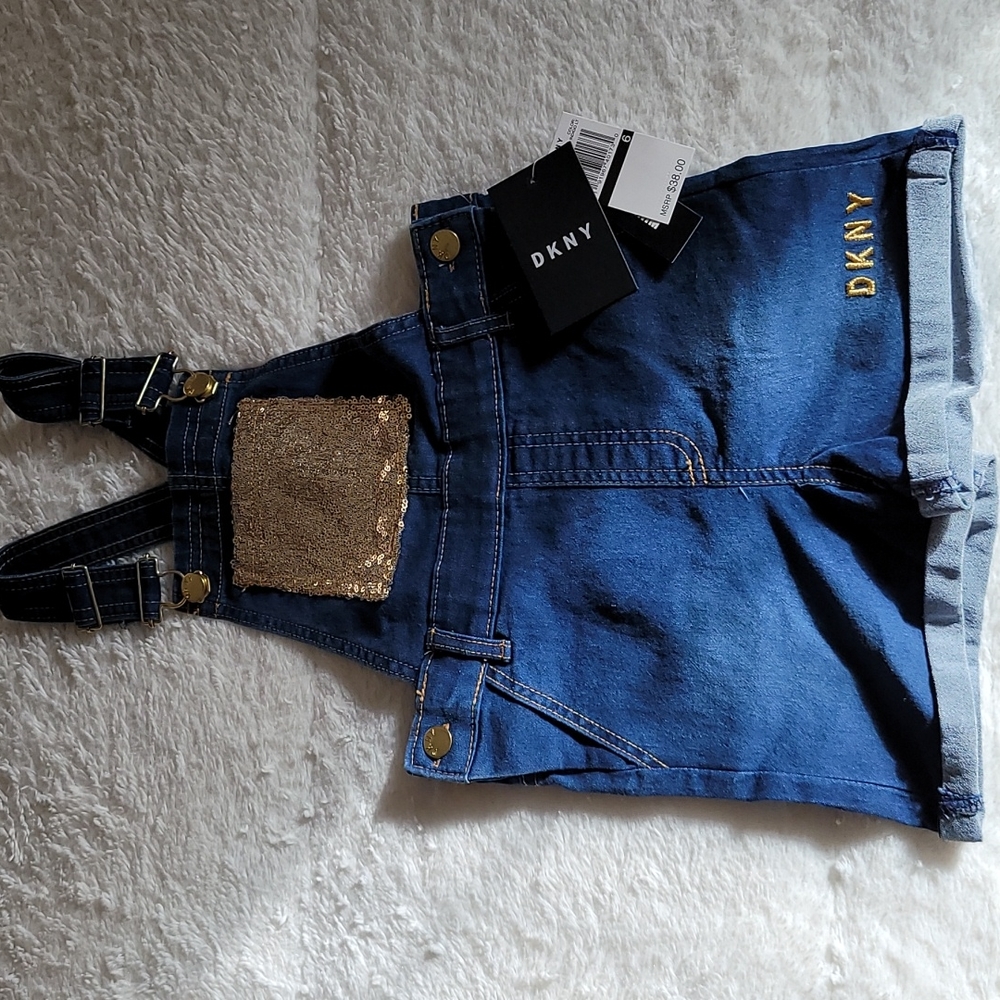 New DKNY Jean Romper - Picture 1 of 1